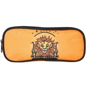 Bagtrotter Trousse Scolaire Rectangulaire Le Roi Lion Orange pas cher
