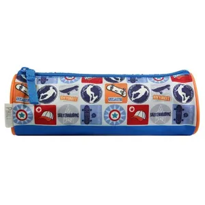 Bagtrotter Trousse Scolaire Ronde Phileas Skate Bleu pas cher