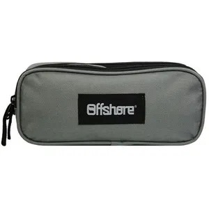 Trousse scolaire - BAGTROTTER - Offshore - 2 compartiments - Gris - Zippée
