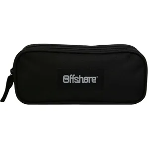 Comparateur de prix : Trousse rectangulaire OFFSHORE 2 compartiments noire