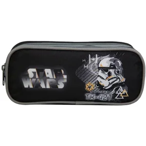 Comparateur de prix : BAGTROTTER Trousse scolaire 2 compartiments Disney Star Wars Noire