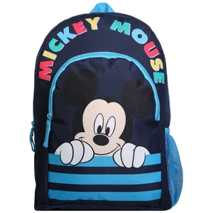 Sac à dos 37 cm avec poche Disney Mickey Bleu Bagtrotter