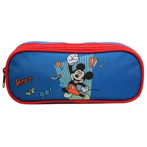 Comparateur de prix : BAGTROTTER Trousse scolaire 2 compartiments Disney Mickey Bleue Go
