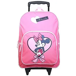 Comparateur de prix : BAGTROTTER Sac à dos à roulettes Disney Minnie Noeud Rose
