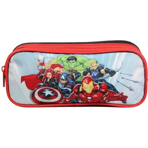 Comparateur de prix : BAGTROTTER Trousse scolaire 2 compartiments Marvel Avengers Multicolor...