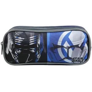 Comparateur de prix : BAGTROTTER Trousse scolaire 2 compartiments Disney Star Wars Bleu