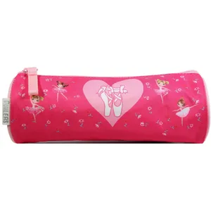 Comparateur de prix : BAGTROTTER Trousse scolaire ronde Phileas Danseuses Rose