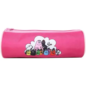 BAGTROTTER Trousse scolaire ronde Barbapapa Rose pas cher
