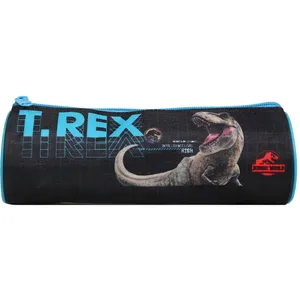 Comparateur de prix : BAGTROTTER Trousse scolaire ronde Jurassic World Noir T-Rex