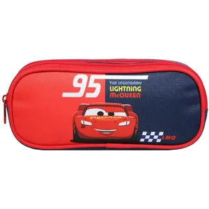Comparateur de prix : BAGTROTTER Trousse scolaire 2 compartiments Disney Cars Rouge et bleu