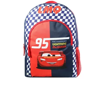 BAGTROTTER Sac à dos 37 cm avec poche Disney Cars Rouge et bleu