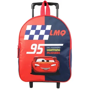 BAGTROTTER Sac à dos à roulettes 31 cm maternelle Disney Cars Rouge et...