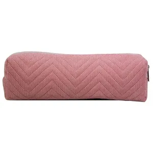 BAGTROTTER Trousse scolaire carrée No Name Rose