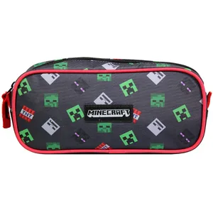 Comparateur de prix : Bagtrotter Trousse Scolaire rectangulaire Minecraft Noir