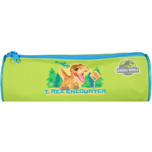 BAGTROTTER Trousse scolaire ronde Jurassic World Vert pas cher