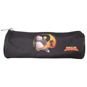 Bagtrotter Trousse Scolaire Ronde Kung Fu Panda Noir pas cher