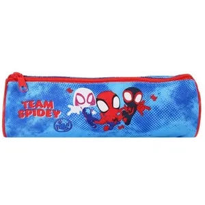 Bagtrotter Trousse Scolaire Ronde Spider-man Bleu pas cher