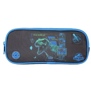 Bagtrotter Trousse Scolaire Rectangulaire Jurassic World Noir pas cher