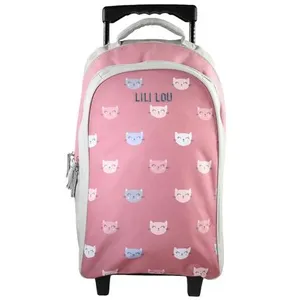 Bagtrotter Sac À Dos À Roulettes Lili Lou Gris pas cher