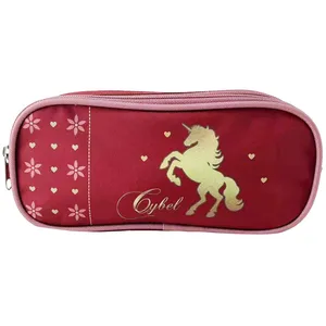 Comparateur de prix : Bagtrotter Trousse scolaire 2 compartiments Cybel Rose