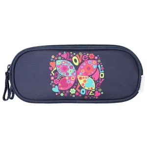 Bagtrotter - Phileas  - Trousse Scolaire Rectangulaire - Marine - 2 Co...