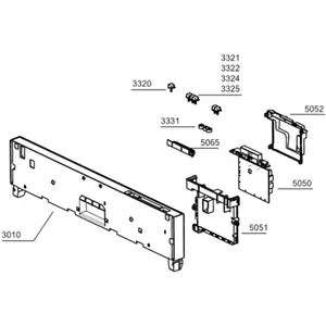 Beko Bandeau (repère 3010) - Lave-vaisselle (1745950108 BEKO) pas cher