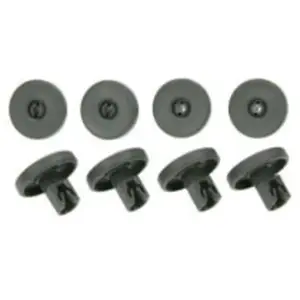 SOS ACCESSOIRE kit 8 roulettes panier infèrieur gris pour Lave-vaisselle 50286965004 AEG, ARTHUR MARTIN ELECTROLUX, ELECTROLUX, IKEA, JUNO, LEONARD, P pas cher