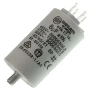 SOS Accessoire Condensateur 8MF 450V pour Sèche-linge AS0030666, 6531420 2I MARCHI, AEG, ARCTIC, ARDO, ARISTON HOTPOINT, ARTHUR pas cher
