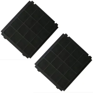Filtres à charbon - AIRFORCE - Lot de 2 - 305x266x15mm - Compatible avec plusieurs hottes pas cher