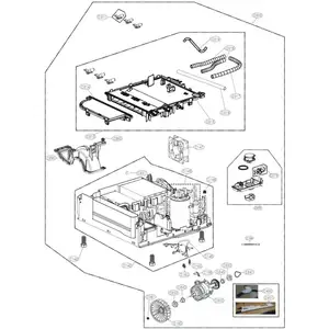 Pompe à chaleur - LG - C600 - Sèche-linge - Compatible avec RH9052IX e... pas cher