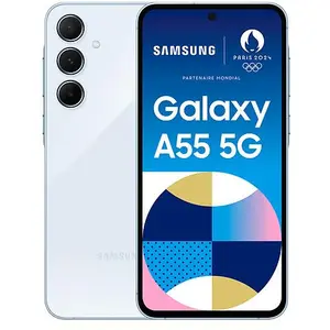 Samsung Galaxy A55 5G 128 Go - Bleu - Débloqué pas cher