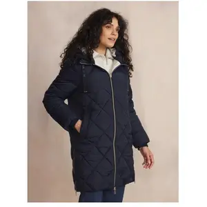 Doudoune à capuche femme TBS Greatalon Bleu 48 GRETALON29032 pas cher