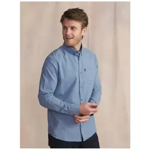 TBS - Berliche - Chemise homme Chambray Blue - XXXL pas cher