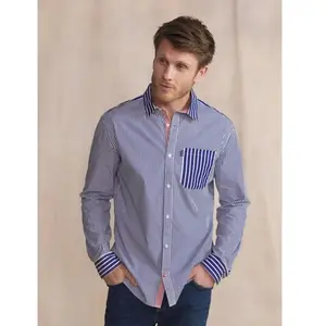 TBS - Zayneche - Chemise homme Navy - M pas cher