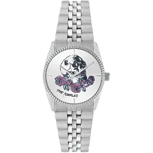 Montre Homme The Kooples Montres Skull & Roses - TKW818 Bracelet Acier... pas cher