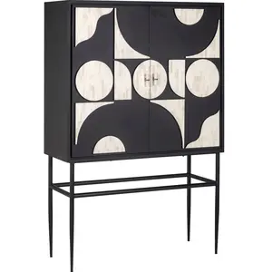 ReCollection Buffet Métal Noir