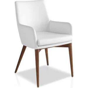 ReCollection Fauteuil Simili Blanc H. assise 48 cm