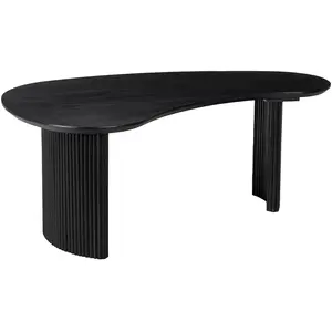 Vente-Unique Table basse en bois de manguier - Noir - TAMENIA de Maison Céphy pas cher