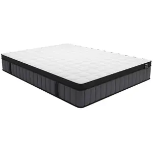VENTE-UNIQUE Matelas 140 x 190 cm ressorts ensachés 7 zones et mémoire de forme rafraichissante ép.25cm - TOLCA de YSMÉE pas cher
