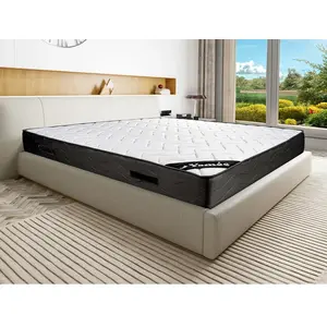 Vente-unique Matelas 160 x 200 cm ressorts ensachés 7 zones et mémoire de forme ép.24cm - MERISI de YSMÉE pas cher