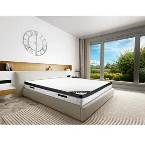 VENTE-UNIQUE Matelas mousse SOLAK de YSMÉE - 160 x 200 cm - ép.30cm - Antibactérien - Ferme pas cher