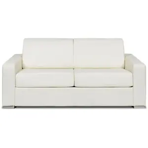 VENTE-UNIQUE Lot de 6 chaises avec accoudoirs en velours côtelé et bois d'hévéa - Crème - JELISA pas cher