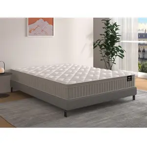 Vente-Unique Matelas 180 x 200 cm mousse et gel à mémoire de forme 7 zones ép 22cm - SOMIRA de YSMEE pas cher