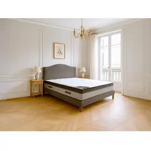 Vente-unique.com Matelas 160 x 200 cm hybride ressorts ensachés 7 zones et mémoire de forme ép.30cm - ILYROS de YSMÉE pas cher