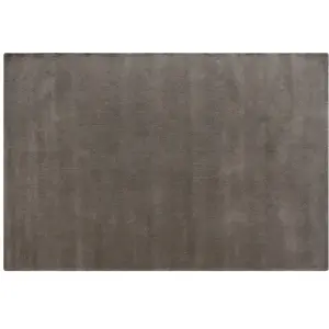 Vente-unique.com Tapis 100% laine tissé à la main - 160 x 230 - Taupe ... pas cher
