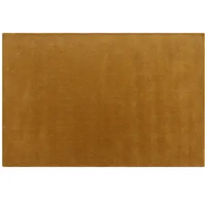 Vente-unique.com Tapis 100% laine tissé à la main - 200 x 290 - Ocre -... pas cher