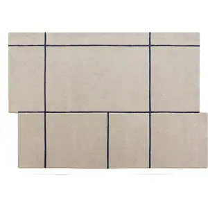 Vente-unique.com Tapis asymétrique tufté 100% laine - 160 x 230 cm - ... pas cher