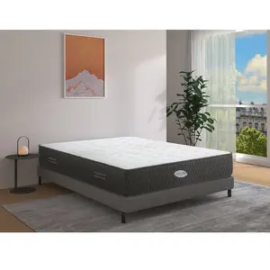 Vente-unique.com Matelas 160 x 200 cm ressorts ensachés et fibres de Kapok ép.31cm - SOREMA de NATUREA pas cher