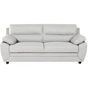 VENTE-UNIQUE Canapé 3 places en tissu beige MANOA pas cher