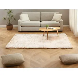 Vente-Unique.com Tapis shaggy à poils longs ultra doux- 160 x 230 cm - Beige - DOLCE pas cher